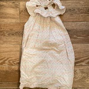 Girls Tea Collection summer dress size 6 sleeveless with beautiful collar.